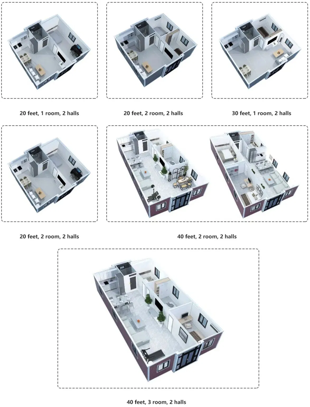 CE Certificate Hot Sale Portable House Folding Expandable Container House Modular Prefab House Prefabricated House with Bathroom