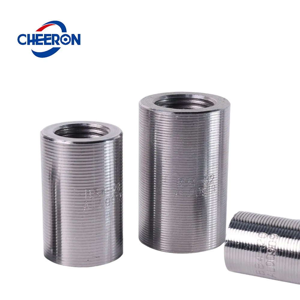 50mm Rebar Sleeve Mechanical Connector Economical 45#Carbon Steel Rebar Coupler Price