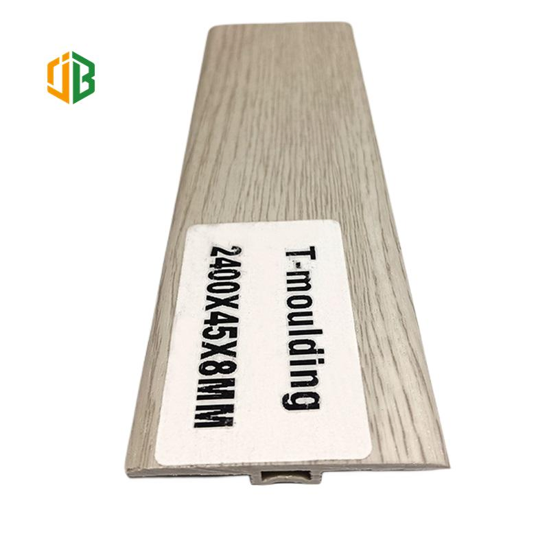 Special offer SPC floor accessories PVC threshold strip imitation wood grain T-shaped strip door buckle strip PVC layered floor accessories new