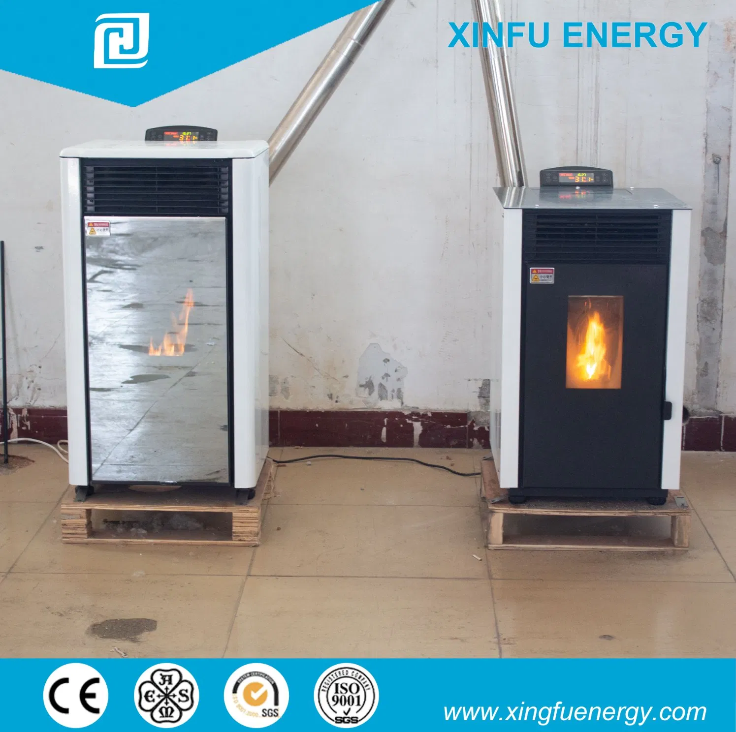 High Performance Matte Black Finish Wood Stove Indoor Fireplace