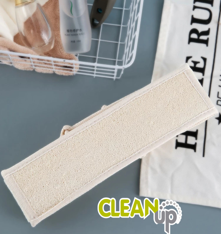 Loofah Back Scrubber Long Natural Bath Strap Shower Belt Exfoliating Luffa Loofa
