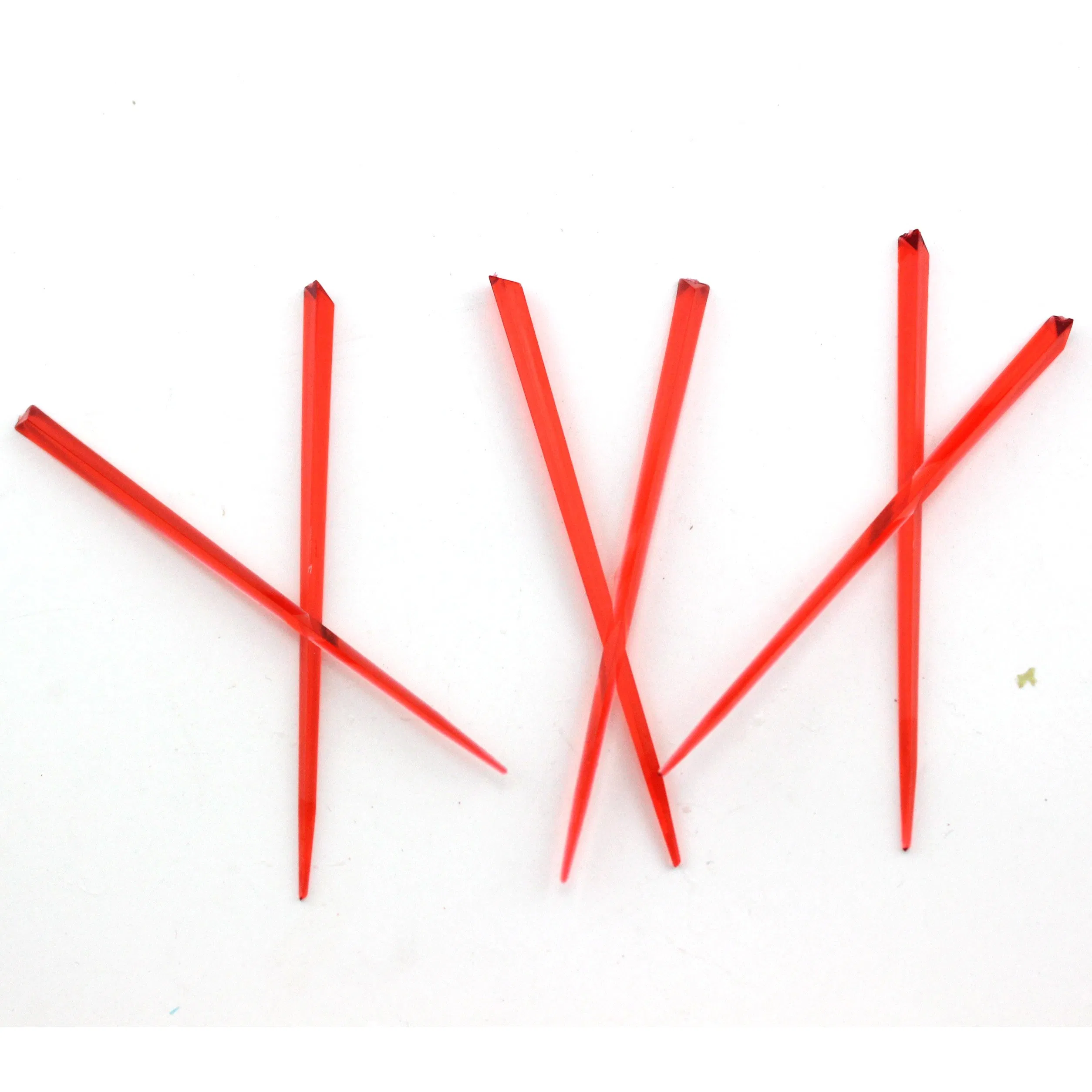 Vibrant Plastic Fruit Skewers for Ice Cream and Desserts