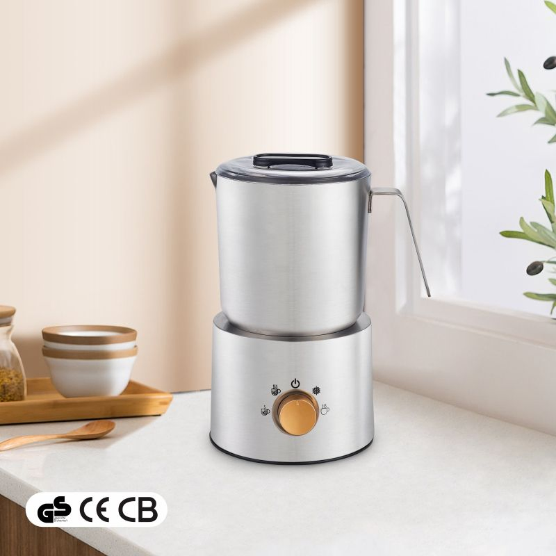 Coffee Shop Detachable Automatic Stainless Steel Electric Milk Frother Warmer for Coffee