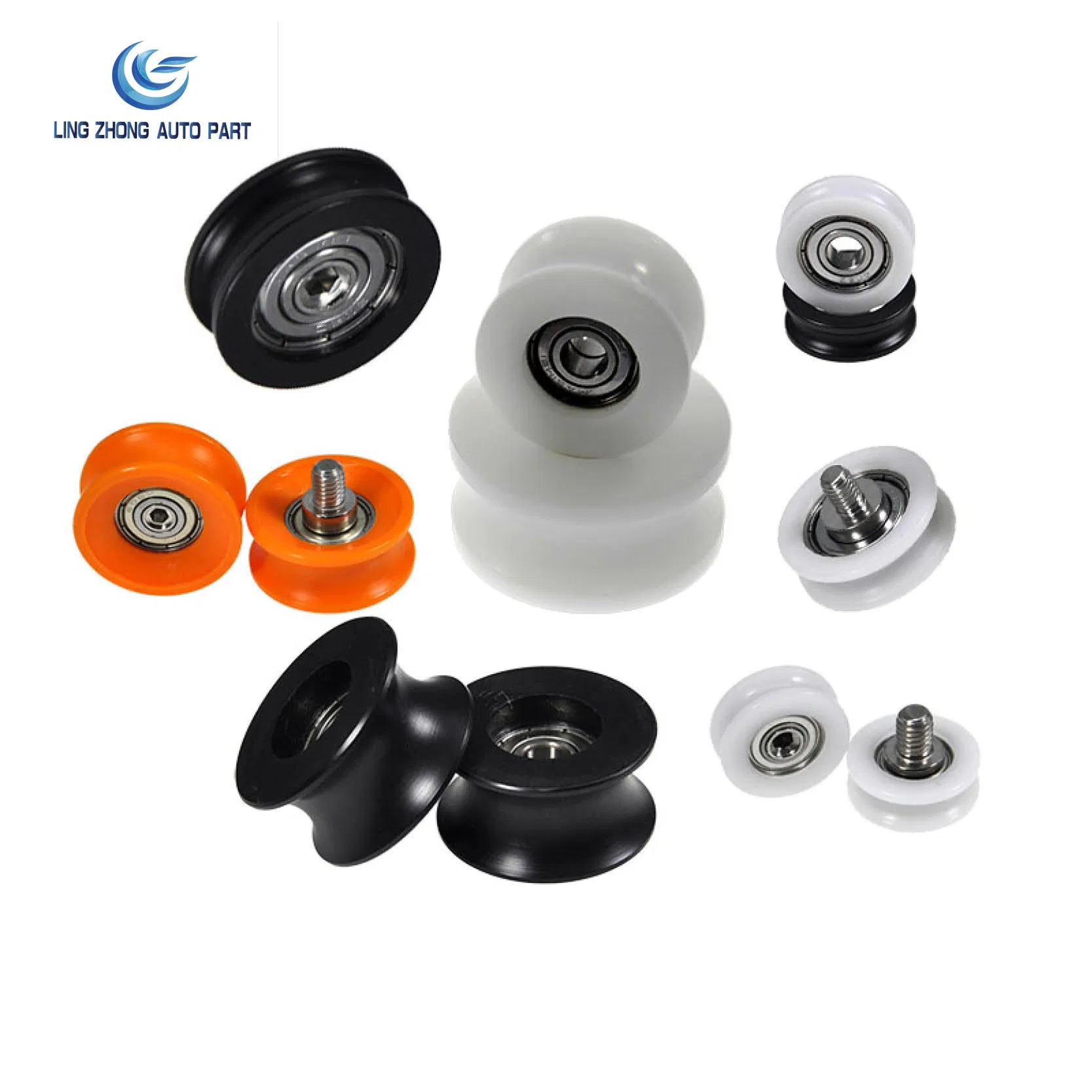 Pulley Plastic-Coated Pulley Premium Window and Door Pulleys for Smooth Operation and Durability