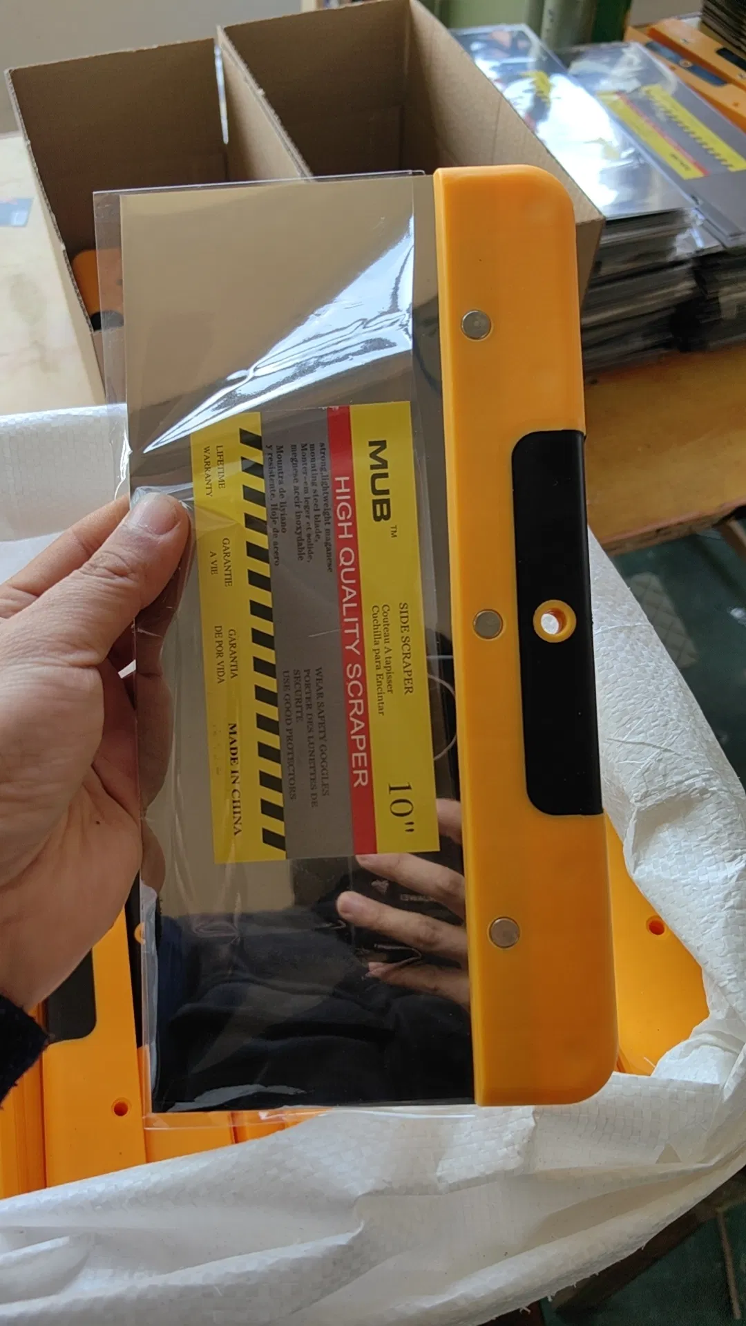 Double Color 6" 8" 10" Stainless Steel Side Scraper