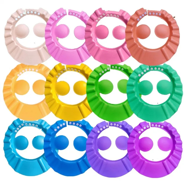 Adjustable Soft Baby Bathing Shampoo Shower Protection Hat Shower Cap