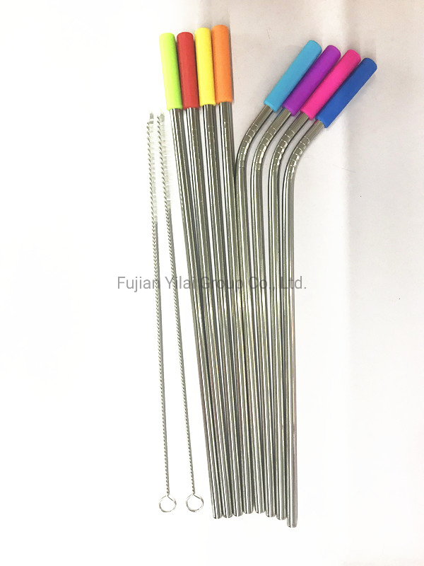 Food Grade Approved Stainless Steel Straws Reusable Metal Drinking Straws