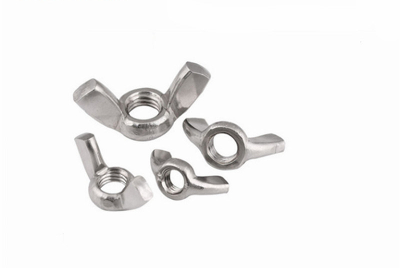 DIN314 Stainless Steel Wing Nuts Edged Wings