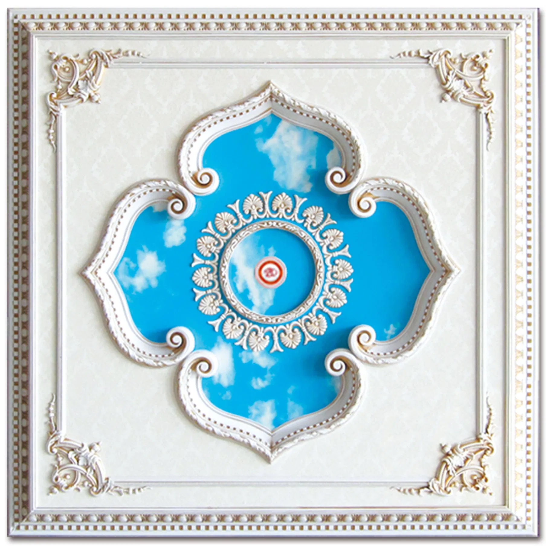 Banruo Decorative Luxurious Polystyrene Ceiling Medallions for Ceiling Decor