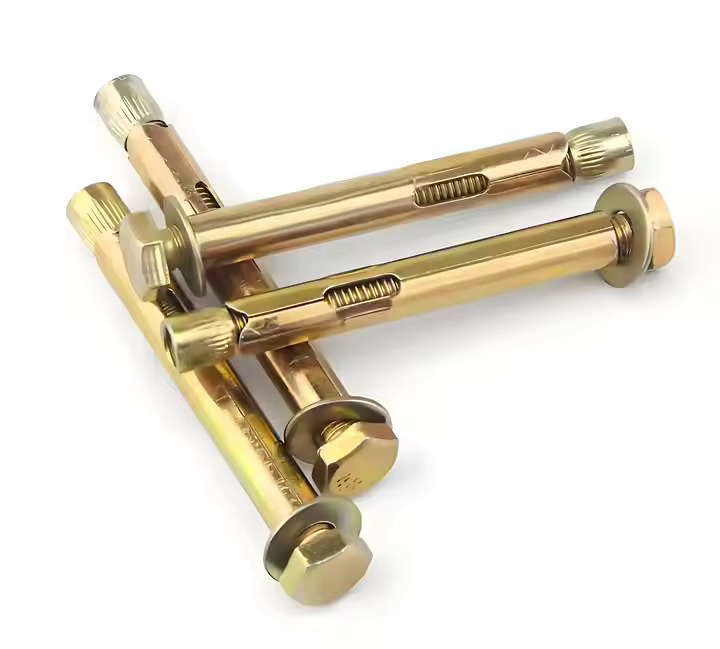 Yellow Zinc Plated M8X60mm Expansion Anchor Stud Bolts