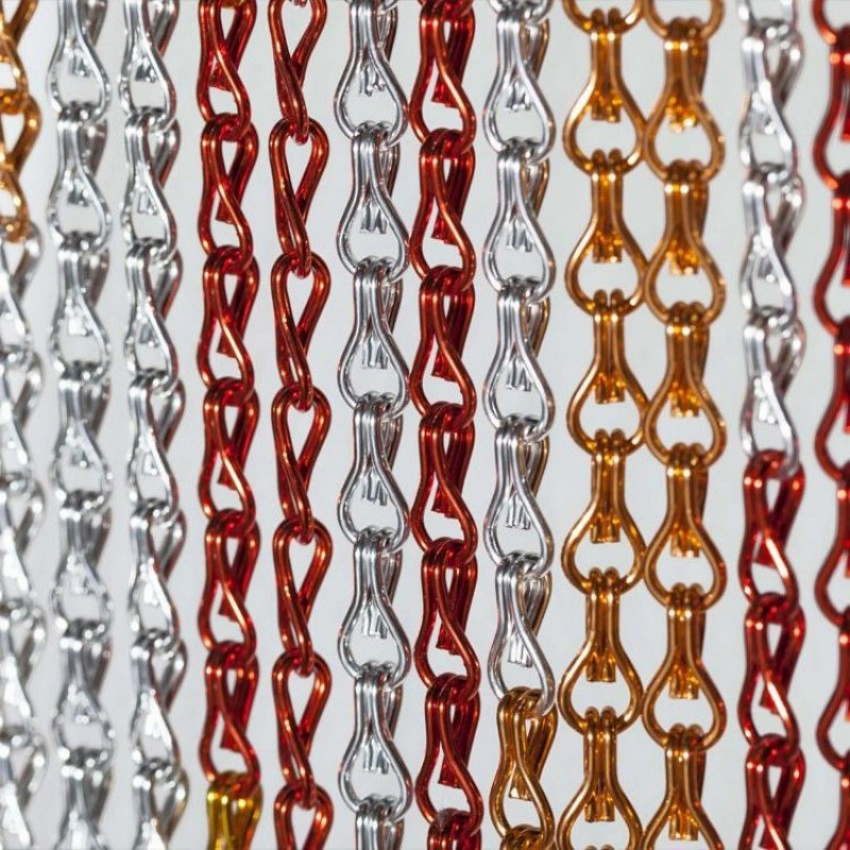 Aluminum Double Hook Chain Link Curtain for Room Divider Decoration