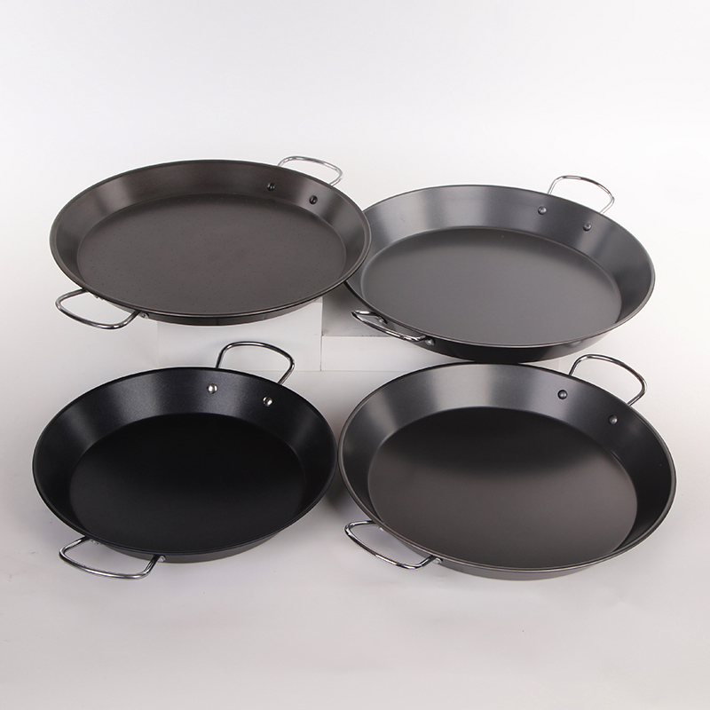 New Arrivel Carbon Steel Seafood Pot Multi-Function Paella Pan