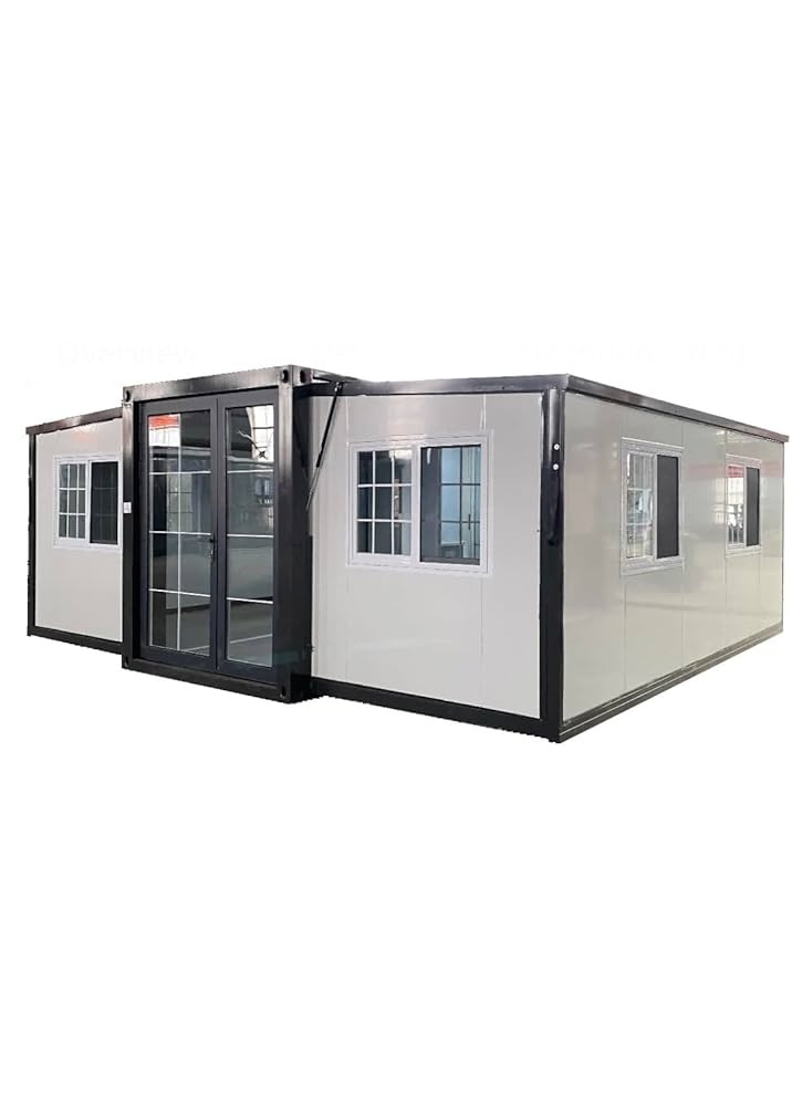 Modern LED Coffee Shop Container House Prefab Restaurant Bar