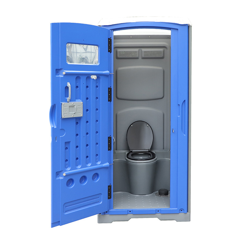 Green Public Plastic Mobile Toilet with Waste Water Tank
