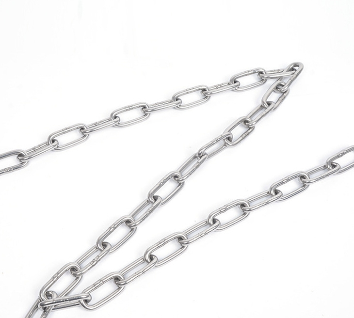 Long Link Chain Stainless Steel with Conveyor Fire Resistant Hardware