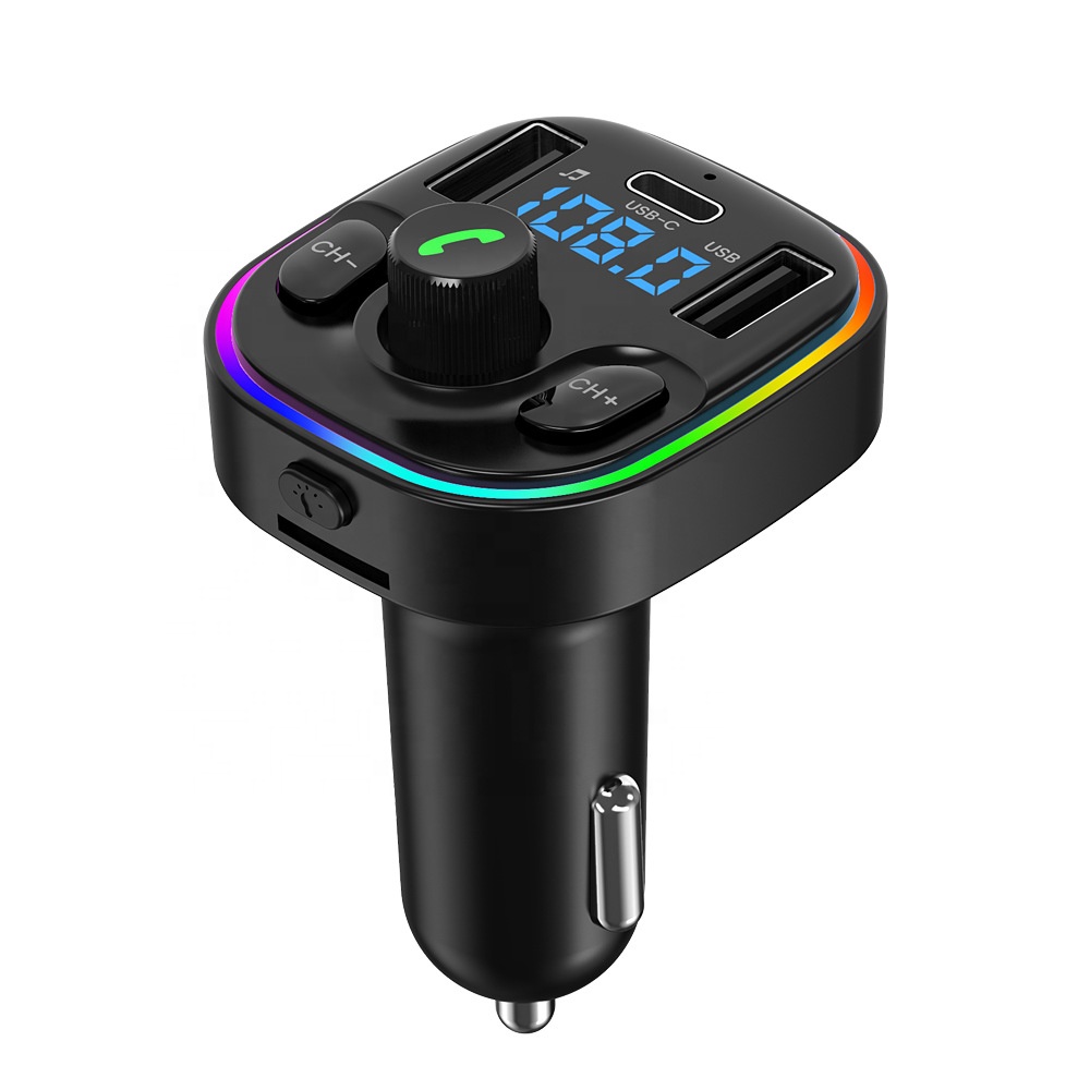 FM трансмиттер автомобильный Bluetooth MP3 громкая связь зарядка