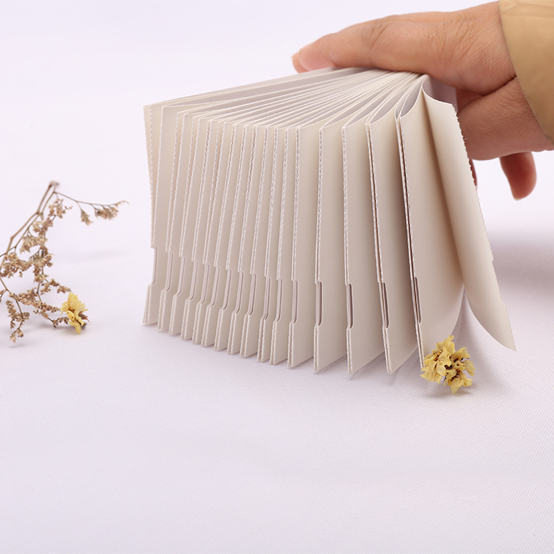 Thermal Card Label Sticker Material Cardboard Folding Top Thermal Label