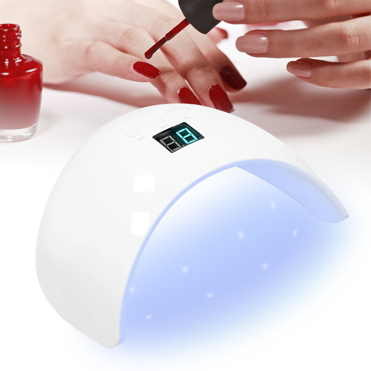 Double Light Source Sun Light 15W Portable Nail Lamp Curing UV LED Gel Polish