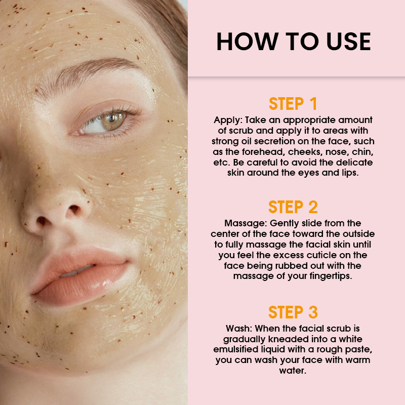 Deep Cleansing and Volcanic Mud & Sea Salt Organic Exfoliating Face Scrub