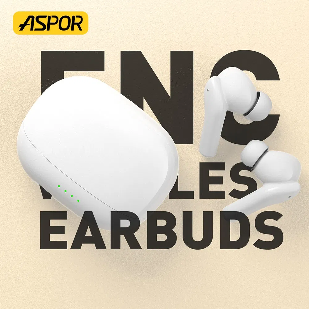 Беспроводные наушники ASPOR A626, белые