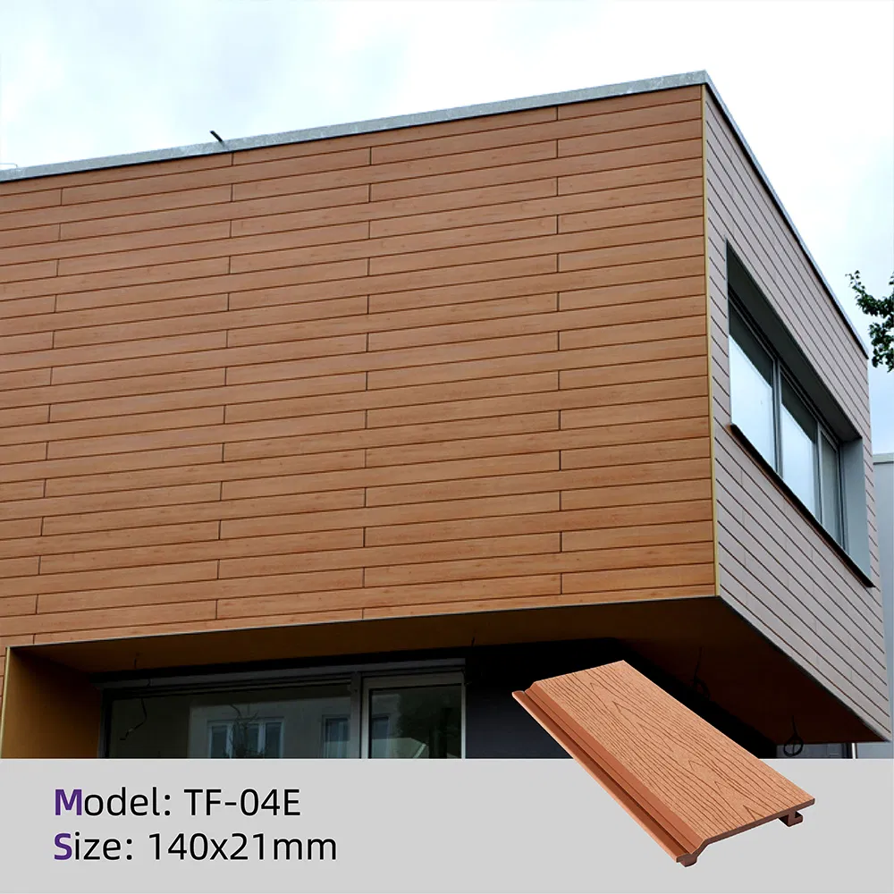 Exterior Roof Wall Panel Wood-Plastic Composite Wall Cladding Panel