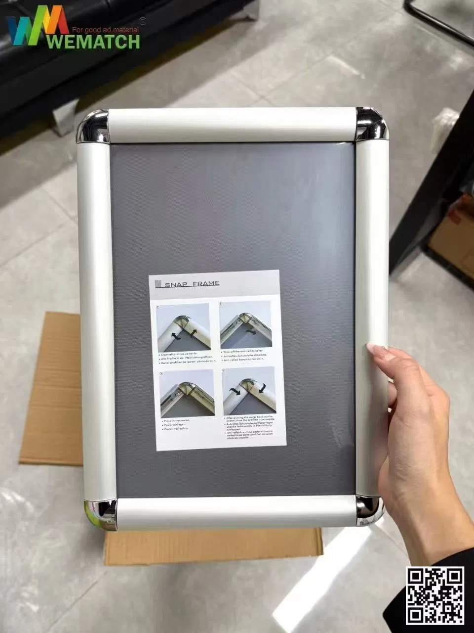 Stylish Aluminium Snap Frame for Movie Poster Showcase