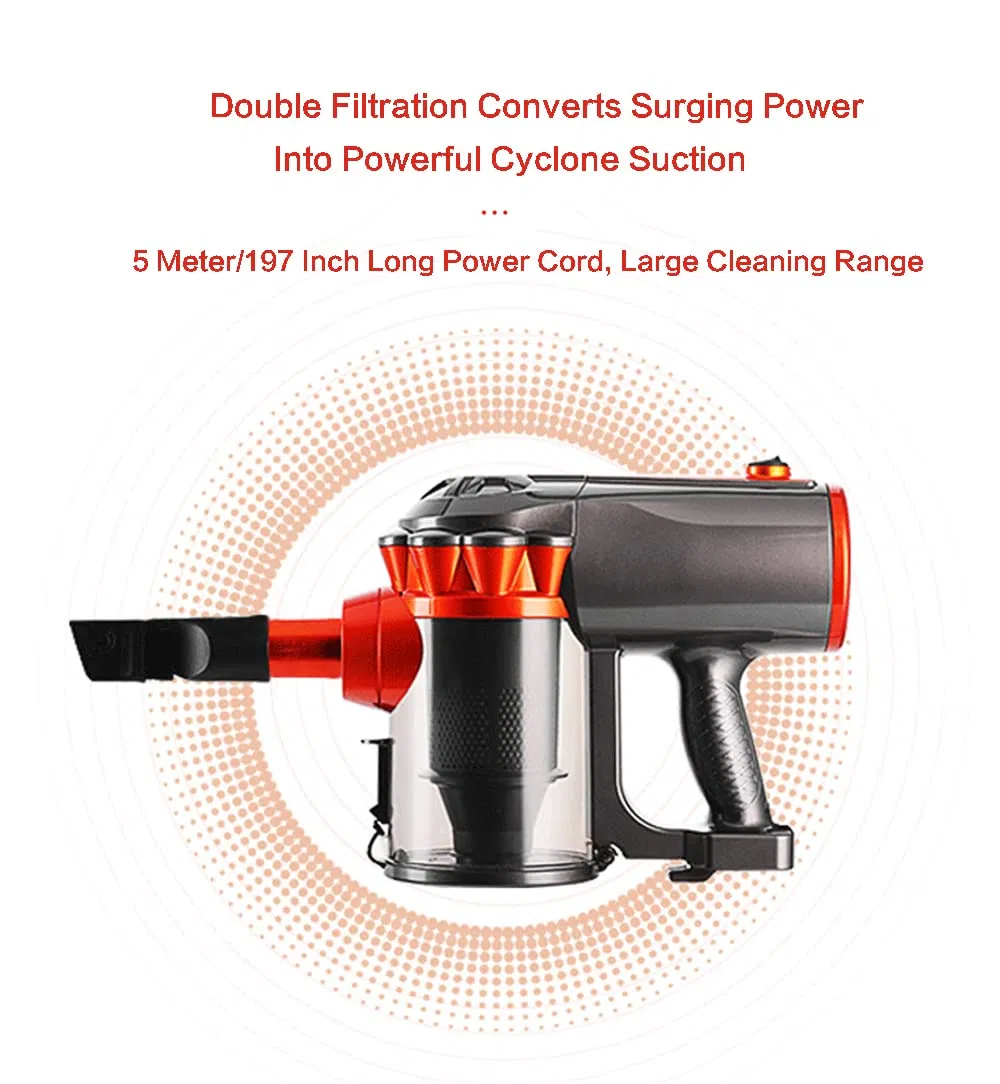 Hot Sale New Lightweight Quiet Operation Powerful Corded Stick Vacuum Cleaner