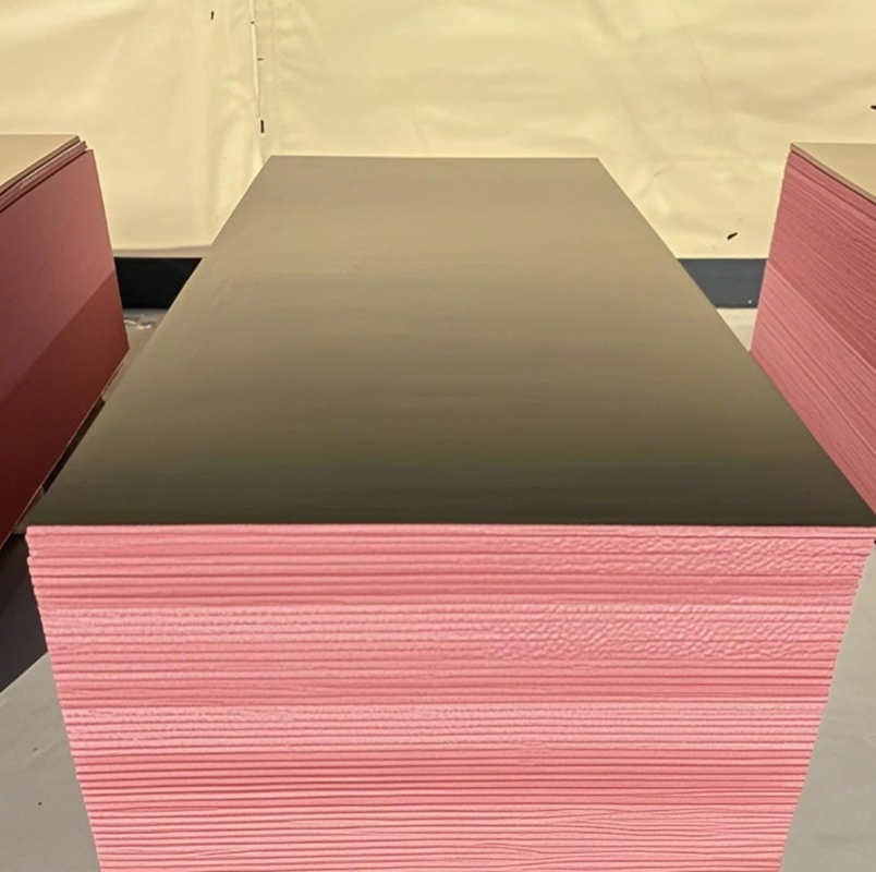 Factory Supplier 12mm Red MDF Board Fireproof Resistant for Building Decoration