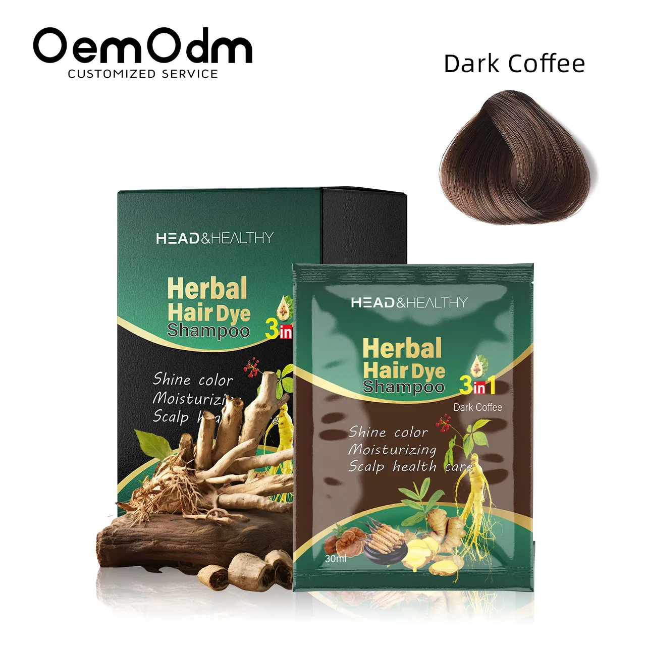 Gentle Hair Dye Foam for Safe Halal Hair Coloring