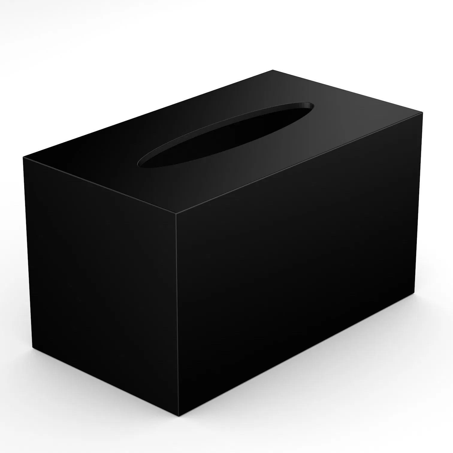 China Professional Design High Taste Classic Black Tissue Containers