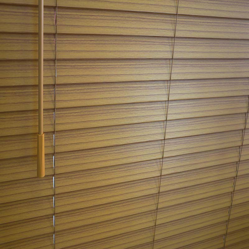 Timeless and Affordable Horizontal Venetian Slat Window Shade PVC Faux Wood Blinds