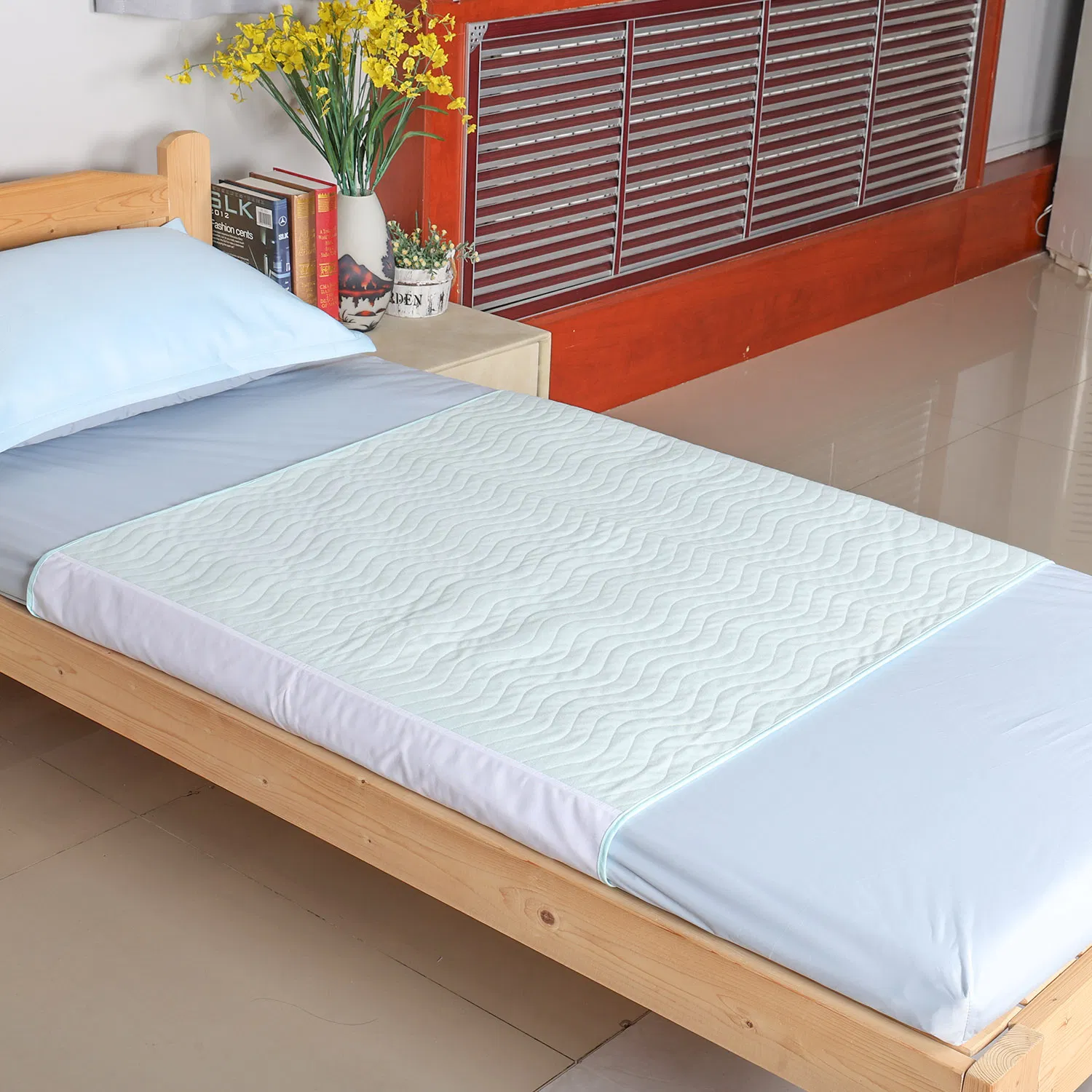 Elitecomfort Memory Foam Mattress Pad Cover Cooling Gel Infused Hypoallergenic Deep Pocket