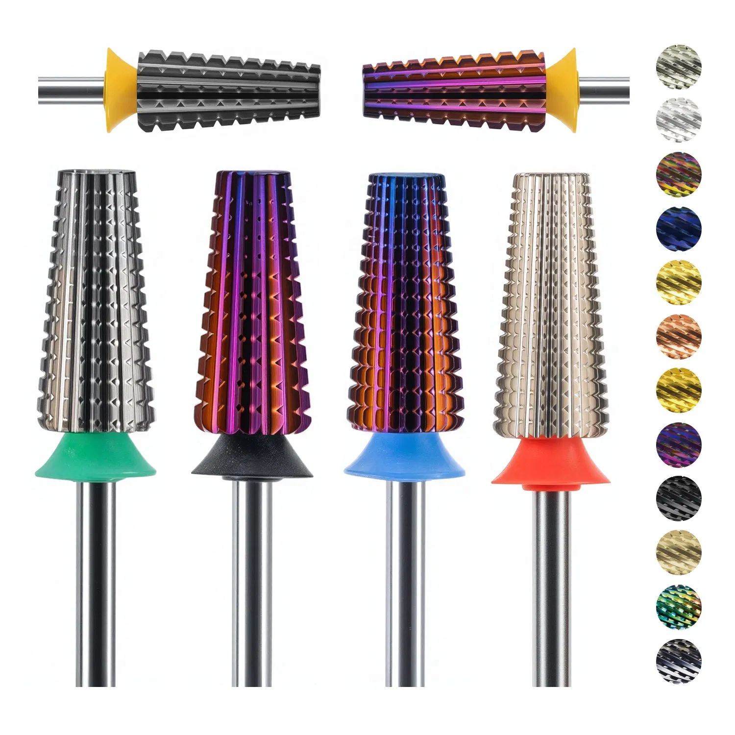 Professional Manicure Nail Art Metal Tool Diamond Nail Drill Bit Nail Drill Salon Polishing