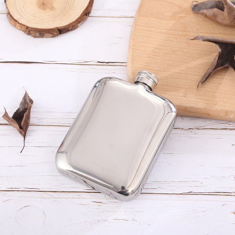 Customized 6oz Whiskey Hip Flasks Stainless Steel Wine Pot Alcohol Hip Flask