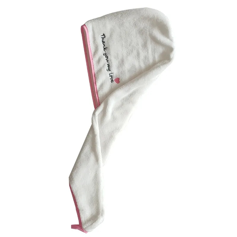 Wholesale Custom Embroidery Logo Waffle Dry Hair Hat Towel