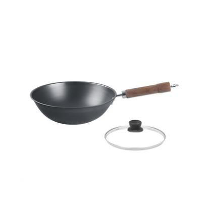 Iron Pan Frying Pan Domestic Cast Iron Fine Iron Pan Uncoated Non Stick Pan Frying Pan Gas Magnetic Furnace Deepening Pan