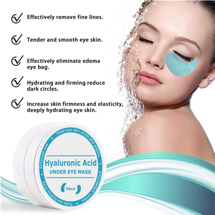 Premium Anti-Aging Hyaluronic Acid Collagen Under Eye Patches Mask