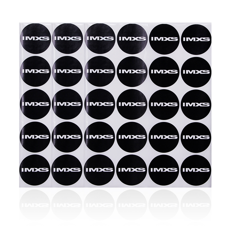 Waterproof Vinyl Label Business Circle Logo Label Printing 3inch Round Sticker Roll