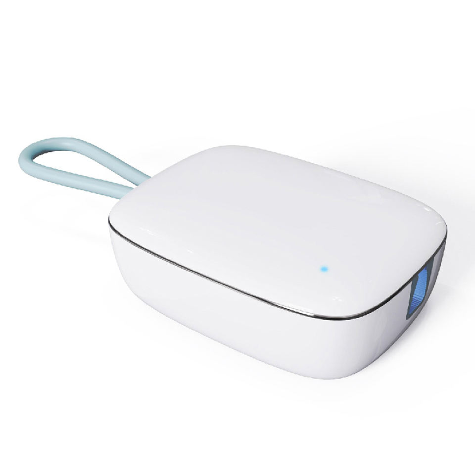 Hot Sale Portable UVA UVC Toothbrush Sterilizer with Fan Mini Toothbrush Sterilization Box Toothbrush Holder Christmas Gift