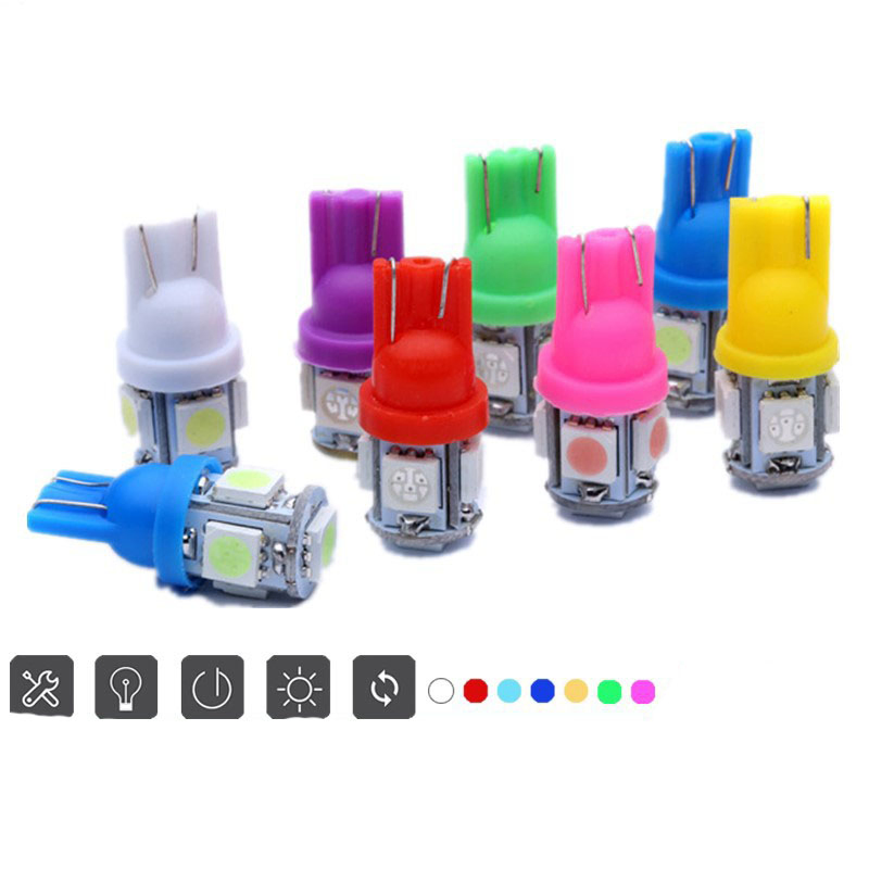 Светодиодные лампы для номерного знака, яркие, цветные