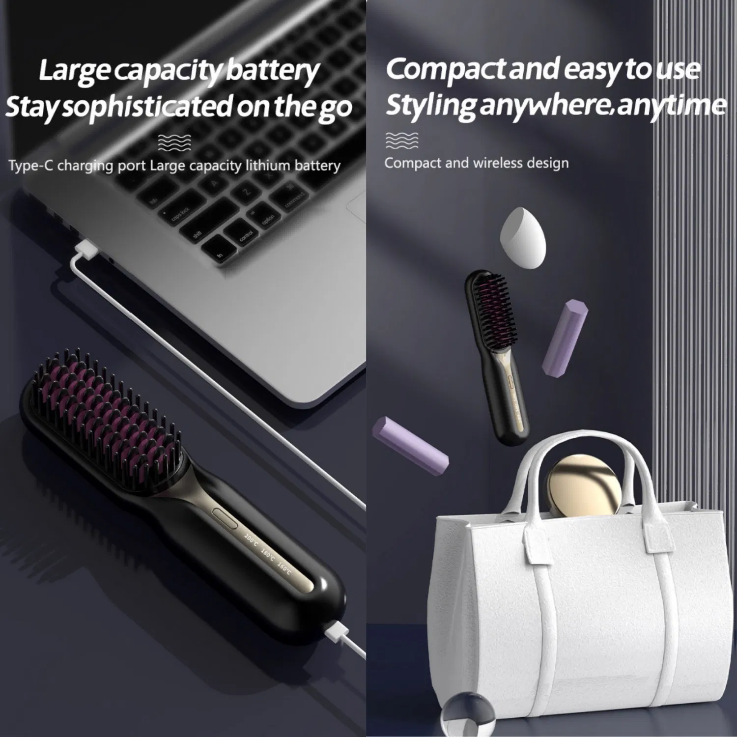 Negative Ion Straight Hair Brush
