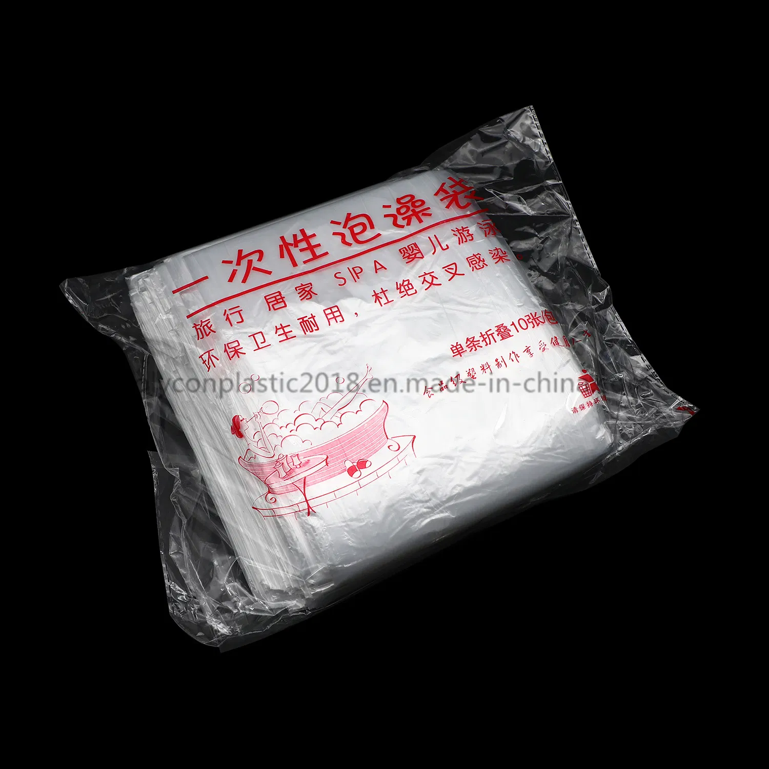 High Quality Eco Friendly Custom Disposable PE Film Bathtub