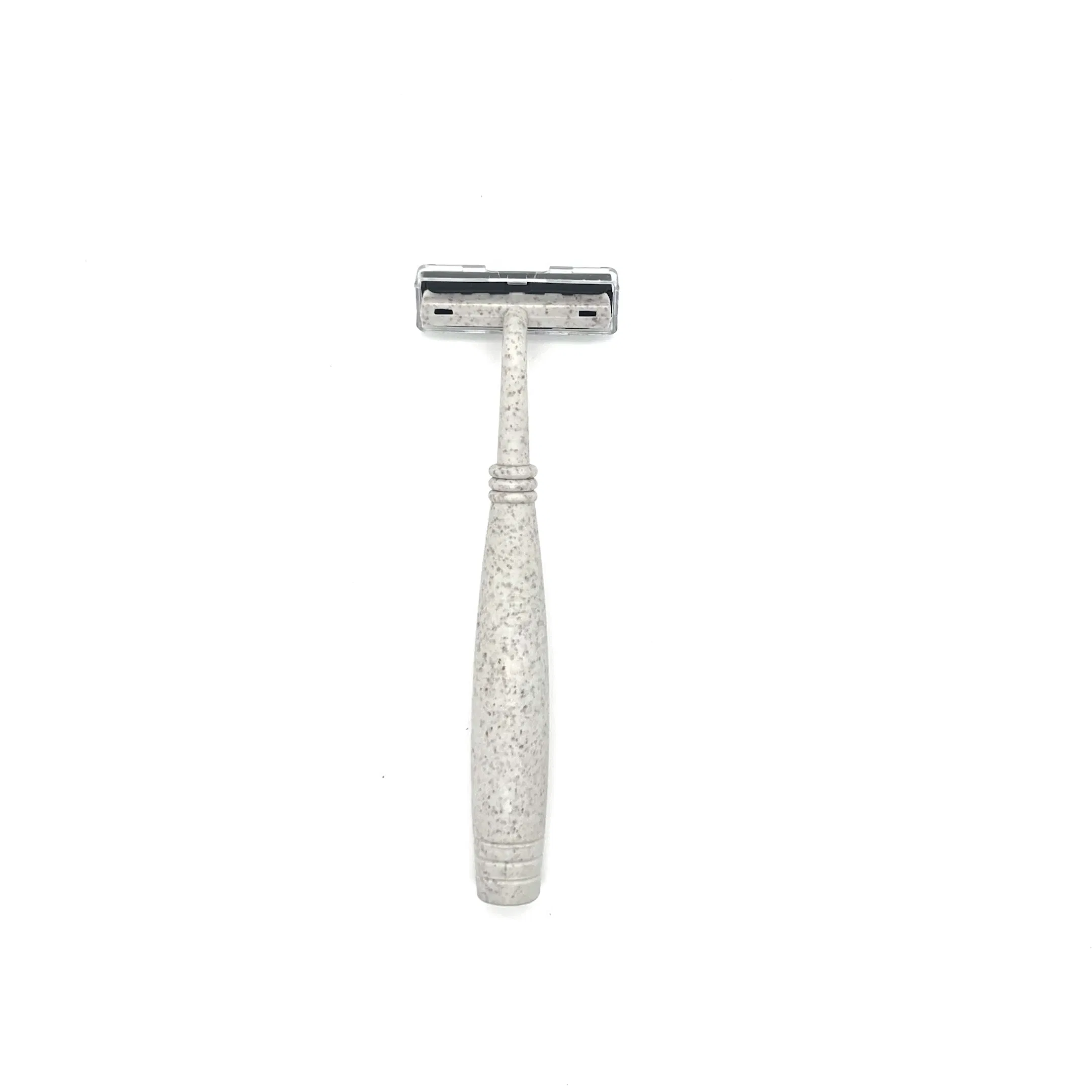 Disposable Eco-Friendly 3-Layer Stainless Steel White Straw Razor 06