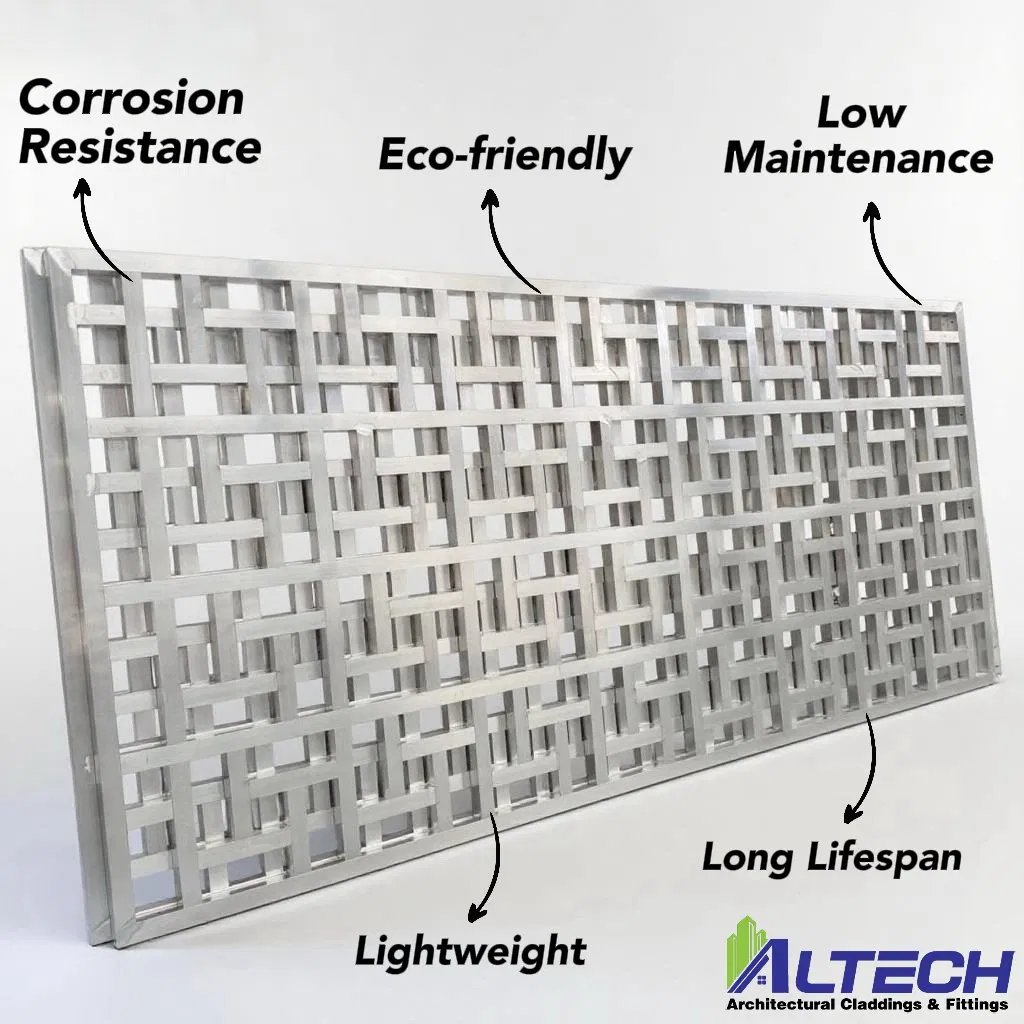 Durable Perforated Aluminum Panel for Construction and Design