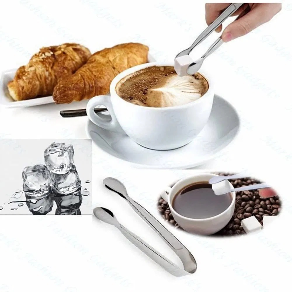 4-Inch Mini Stainless Steel Serving Tongs Kitchen Gadget Tool Bl12090
