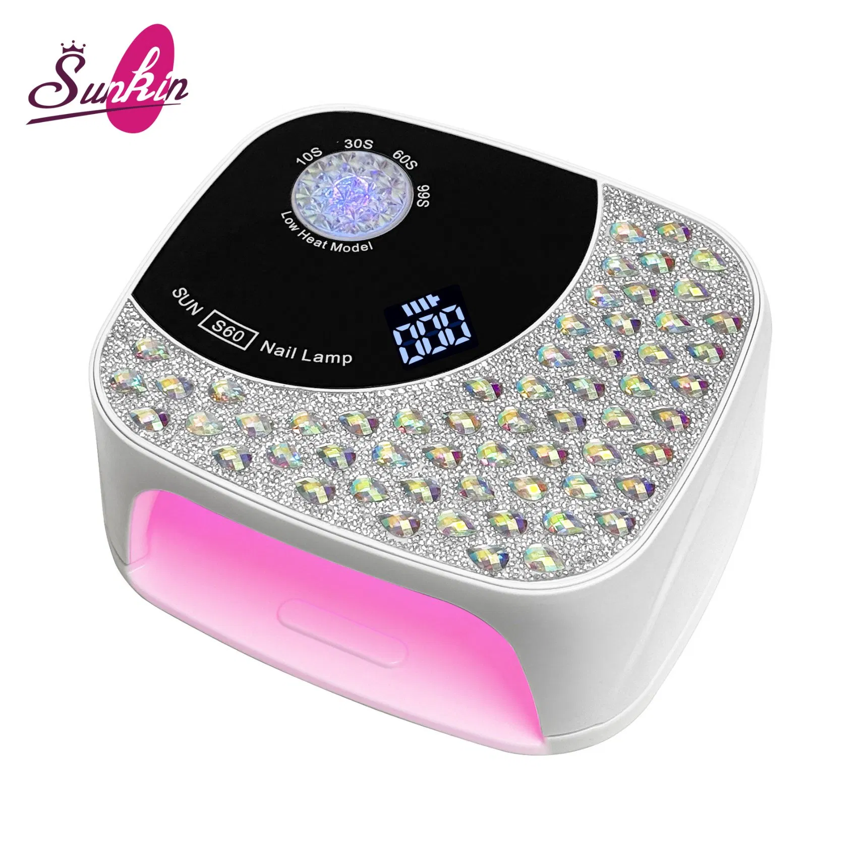 New Cordless 108W Power Red Light UV LED Nail Lamp Gel Polish Nail Dryer