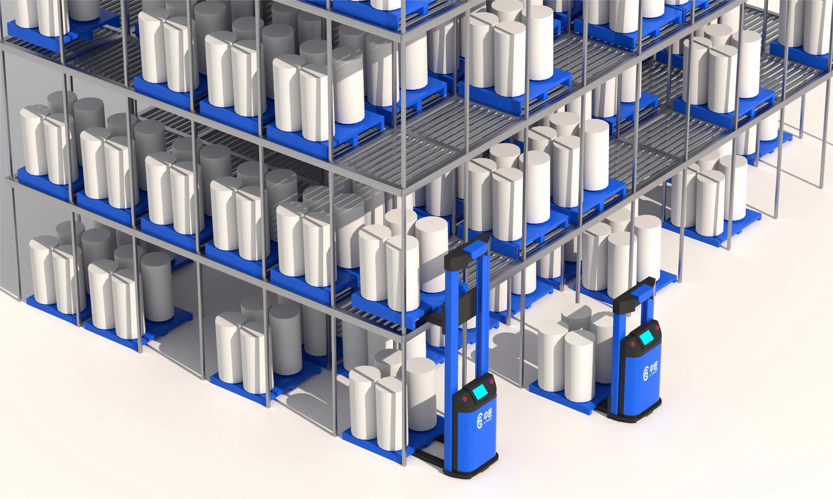 Compact Rack Stacker with Intelligent Storage System for Optimal Use