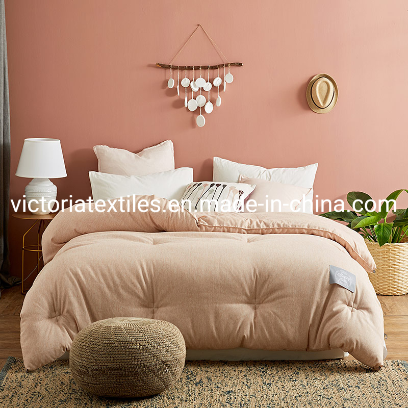 All Season Pre Washed Soft Microfiber White Goose Down Alternative Comforter 4 Colors