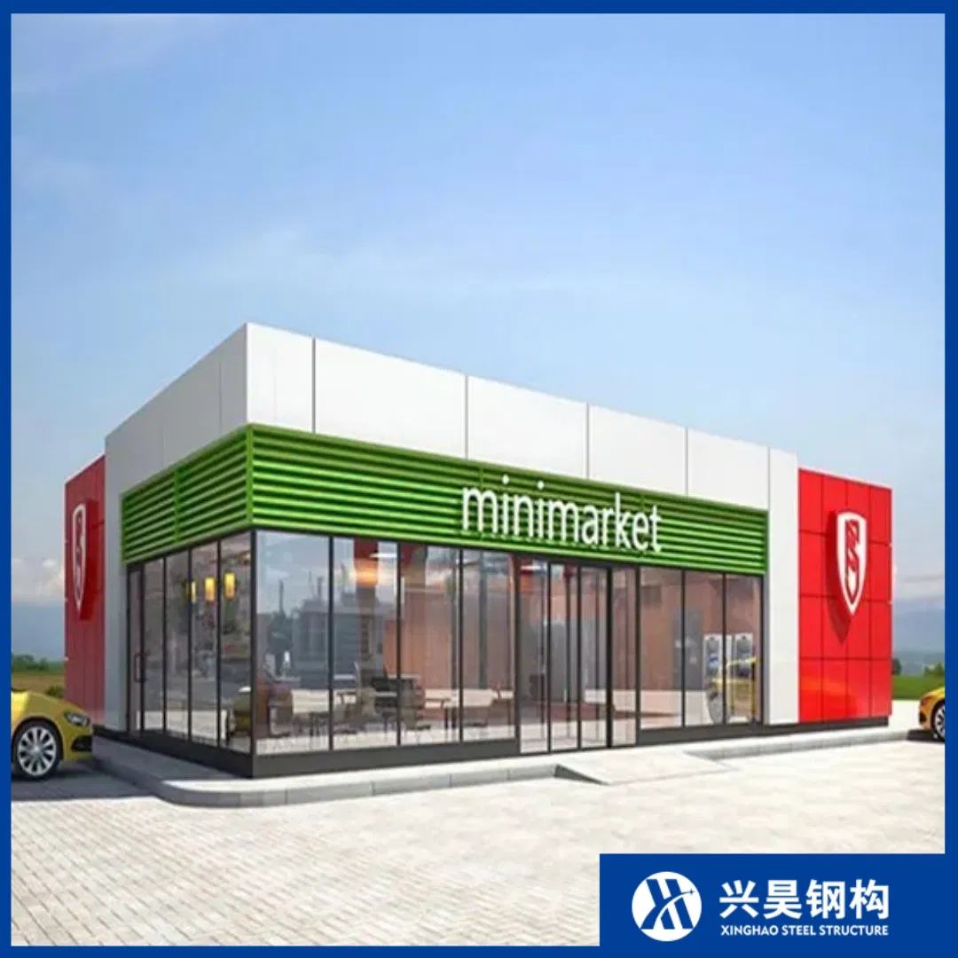 Precision CNC Fabricated Bolt Connection Lightweight Long Span Prefab/Prefabricated Shop Steel Structure