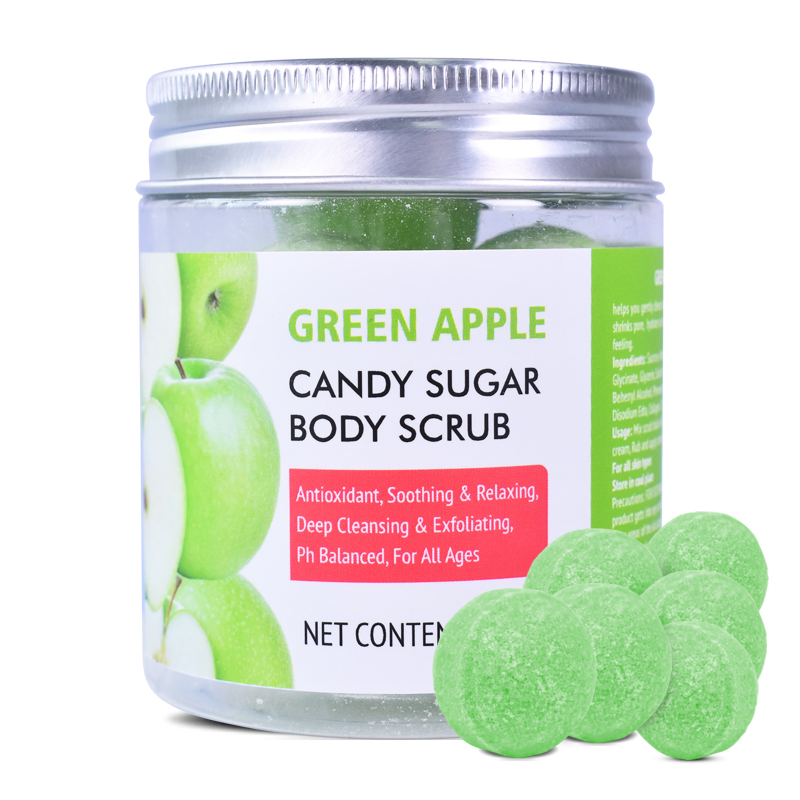 Private Label Natural Hot Selling Fruit Body Scrub Natural Body Sugar Scrub Exfoliate Whitening Body Scrub
